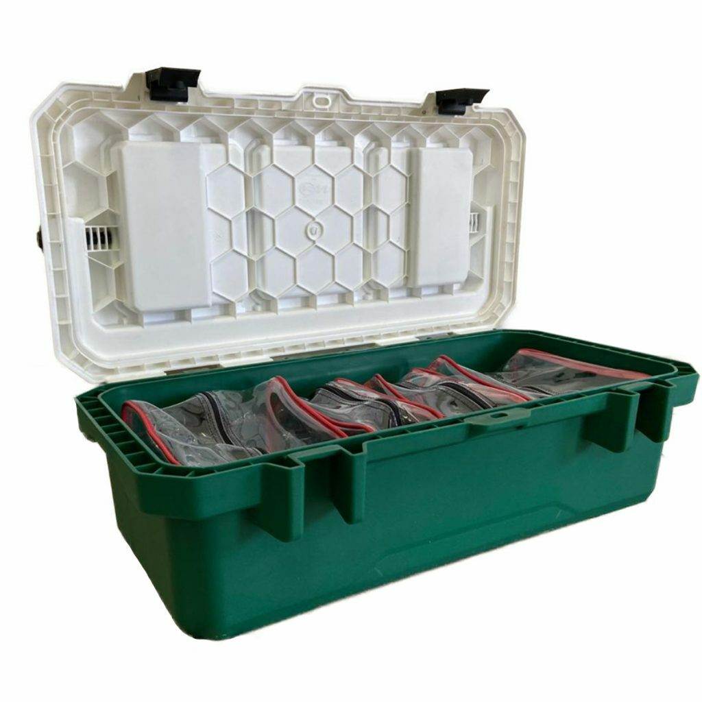 portable medical box with 5 bags