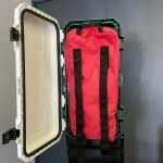 wall mount medical box showing bag