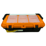 maxi pro toolbox orange closed safeload