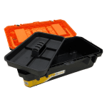 maxi pro toolbox orange open tray safeload