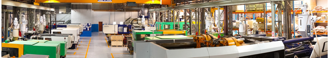 injection moulding machines during production